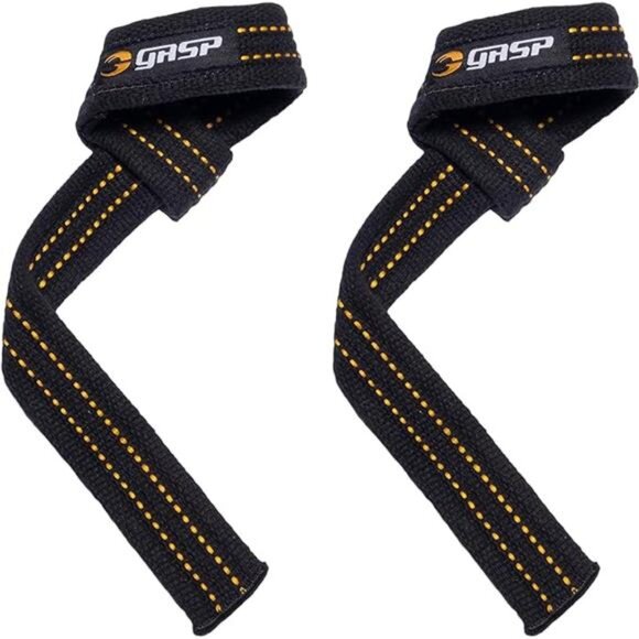 Gym Lifting Straps | 23" Cotton Wrist Straps for Men & Women - Adjustable Size - Picture 2 of 7